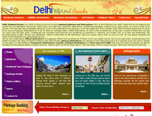 Tablet Screenshot of delhiweekendbreaks.com